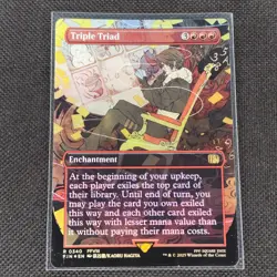 Triple Triad - 0340 - R - Borderless - Foil - FF - MTG - NM/M - Image 1