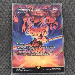 Shantotto's Coercion - 0034 - R - Showcase Foil - FF - MTG - NM/M - Image 1