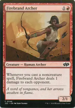 Firebrand Archer - C548 - MTG - Jumpstart Foundations (J25) - Image 1
