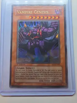 Vampire Genesis SD2-EN001 Yugioh Ultra Rare 1st Edition NM - Image 3