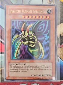 Yu-Gi-Oh! TCG Perfectly Ultimate Great Moth DB2-EN249 Ultra Rare - Image 1