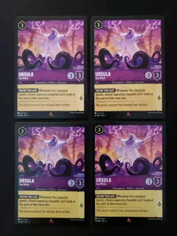 #59 Ursula - Sea Witch x4 - Disney Lorcana - Into the Inklands - Image 1