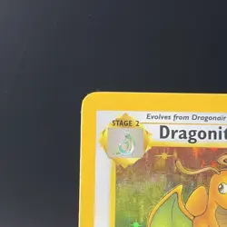 #2 Dragonite 4/62 Fossil 1999 Holo Rare WOTC Pokemon Card TCG LP front / MP back - Image 2