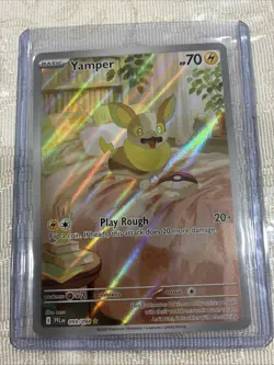 Pokemon TCG Pocket Game Yamper Full Art Holo Card 099/094 - Image 1