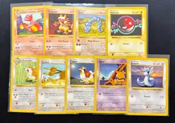 Custom Order For ( Mkmatsumoto90 )Pokemon Card Lot! Vintage! x9 Shadowless Cards - Image 1