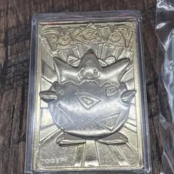 1999 Nintendo Limited Edition 23 Karat Gold Plated TOGEPI Pokemon Card - Image 2