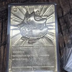 1999 Nintendo Limited Edition 23 Karat Gold Plated TOGEPI Pokemon Card - Image 3