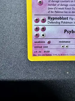 Pokemon Rocket's Mewtwo Promo 14 /132 70 HP TPC Card - Image 3