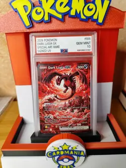 Pokemon Card DARK Lugia Gx SAR Signed UV Italian Artist Fancard 19 Of 33 - Image 2