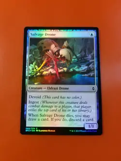 1x Salvage Drone | FOIL | Battle for Zendikar | MTG Magic Cards - Image 3