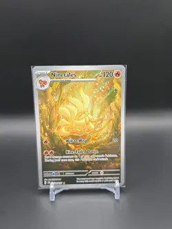 Ninetales 199/197 Sv03: Obsidian Flames Illustration Rare Pokemon Card 2023 NM - Image 1