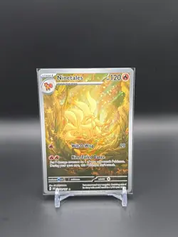 Ninetales 199/197 Sv03: Obsidian Flames Illustration Rare Pokemon Card 2023 NM - Image 2