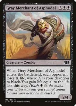 2x Gray Merchant of Asphodel Commander 2014 LP MTG - Image 1