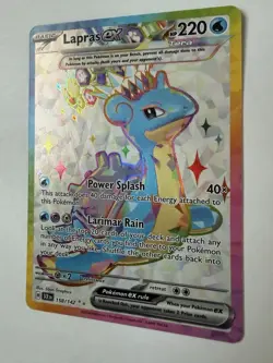 Pokemon Lapras ex 158/142 Special Illustration Rare Holo Stellar Crown NM - Image 4