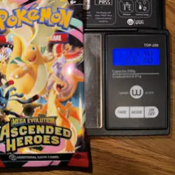 VERY HEAVY! GOD PACKU 22.70g Ascended Heroes Pokemon TCG Booster (SEALED). - Image 1