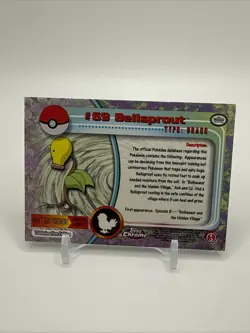 Bellsprout 2000 Topps Chrome Pokemon #69 Card - Image 5