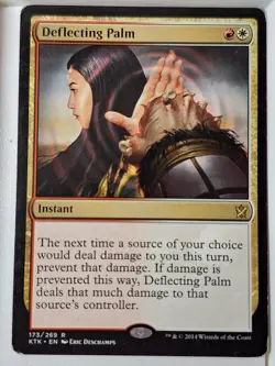 Deflecting Palm - Khans of Tarkir - Magic the Gathering MTG Nice! - Image 1
