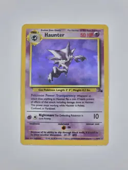 Pokemon TCG Haunter Fossil Holo Rare 6/62 LP-MP - Image 1