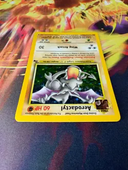 Aerodactyl 1/62 LP Holo Rare Fossil 1999 Pokemon TCG - Image 3