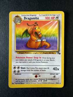 Dragonite 19/62 - WOTC Fossil - Pokemon TCG - LP to NM - Image 1