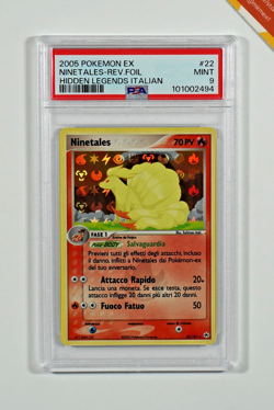 Pokemon PSA 9 Ninetales #22 Reverse Holo Leggende Nascoste 2004 Italiano - Image 1
