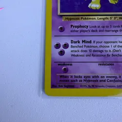 Pokemon TCG - Hypno - 23/62 - Rare Unlimited - Fossil Unlimited LP - Image 5