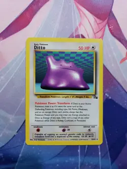 Pokemon TCG Ditto (18) - Fossil 18/62 Rare - Image 1