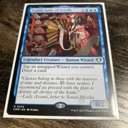 MTG Magic the Gathering Azami, Lady of Scrolls (74/1173) Commander Masters LP - Image 1