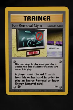 No Removal Gym 1st Edition 103/132 LP Gym Heroes Regular Rare Pokemon TCG - Image 1