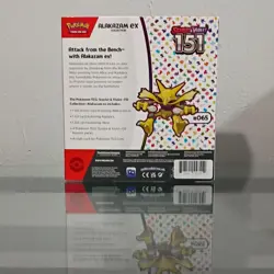 Pokemon Scarlet & Violet 151 Alakazam ex Collection Box Booster Promo - Image 2