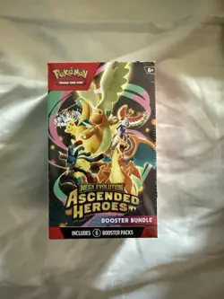 Pokemon TCG Mega Evolution Ascended Heroes Booster Bundle 6 Pack New Sealed - Image 1
