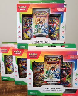 Pokemon First Partner Collection Series 1 – 4 Box Lot SEALED - Image 1