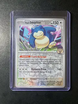 Hop's Snorlax 117/159 Reverse Holo -Journey Together -Pokemon TCG -NM 1c - Image 1
