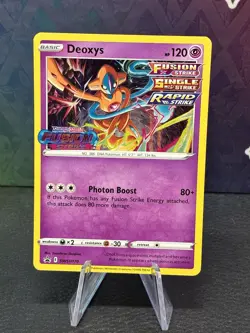 Pokemon TCG Deoxys SWSH170 Prerelease Promo Holo Sword & Shield 120 NM - Image 1
