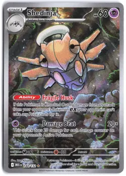Shedinja 144/132 Illustration Rare Mega Evolution Pokemon - Image 1