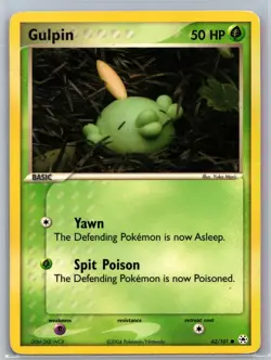 Gulpin 62/101 C Hidden Legends DMG Pokemon - Image 1