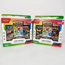 Pokemon TCG First Partner Illustration Collection Series 1 Lot of 2 Sealed - Image 1