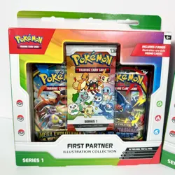 Pokemon TCG First Partner Illustration Collection Series 1 Lot of 2 Sealed - Image 3