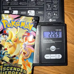 VERY HEAVY! GOD PACKU 22.69g+ Ascended Heroes Pokemon TCG Booster (SEALED)..#9 - Image 1