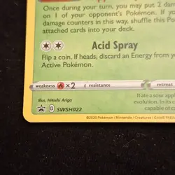 2020 POKEMON SWSH REBEL CLASH PRERELEASE FLAPPLE SWSH022 HOLO - Image 3