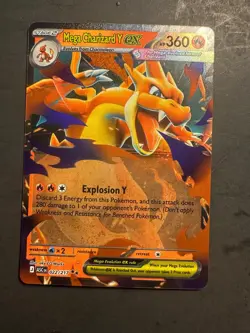2026 Pokemon Mega Charizard Y ex 22 /217 Double Rare Ascended Heroes Holo Art 02 - Image 1