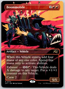 Boommobile (Borderless) - Aetherdrift DFT - MTG - NM Magic - 310 R - Image 1