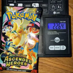 VERY HEAVY! GOD PACKU 22.64g Ascended Heroes Pokemon TCG Booster (SEALED). - Image 1