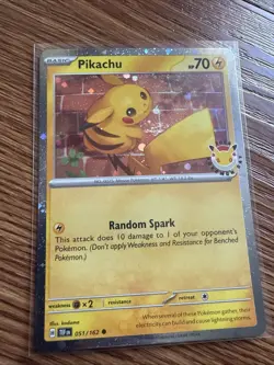 2026 Pokemon Day 30th Anniversary Pikachu 051 Stamped Promo - Image 1