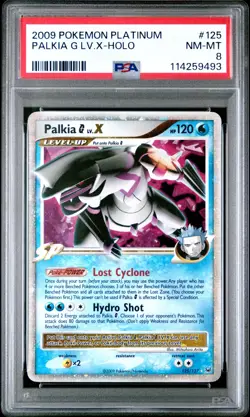 2009 POKEMON PLATINUM BASE PALKIA LV X #125 ULTRA RARE PSA 8 NM #114259493 - Image 1