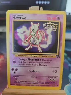 Pokemon Mewtwo TCG Black Star Promos 3 Regular Promo HP - Image 1