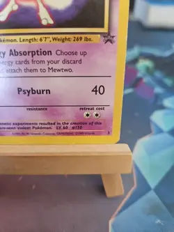 Pokemon Mewtwo TCG Black Star Promos 3 Regular Promo HP - Image 5