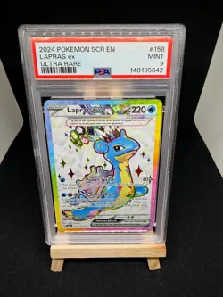 Pokemon TCG - Lapras 158/142 - PSA Mint 9 - Stellar Crown - Image 1