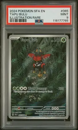 2024 Pokemon Sfa En-Shrouded Fable #065 Tapu Bulu PSA MINT - Image 1