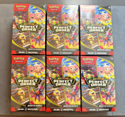 Lot of 6 Pokemon TCG Perfect Order Booster Bundle Factory Sealed - Image 2
